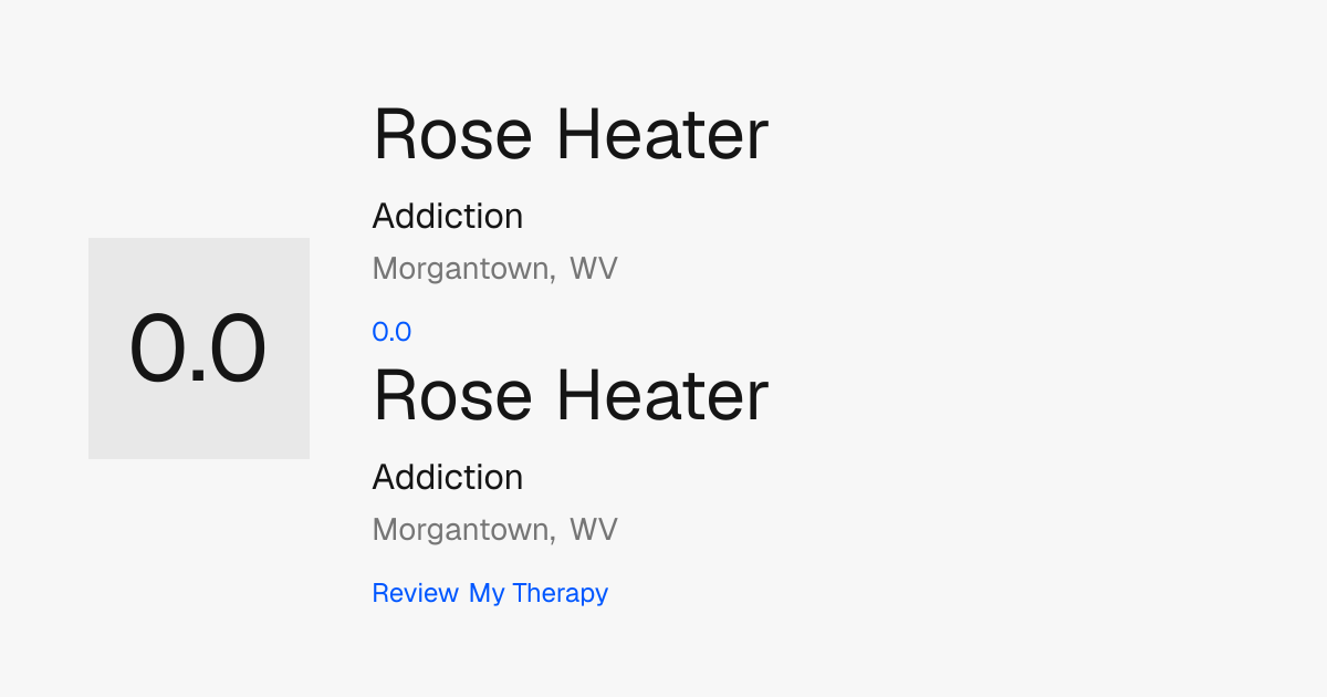 Rose Heater, LGSW Reviews in Morgantown, WV | Review My Therapy